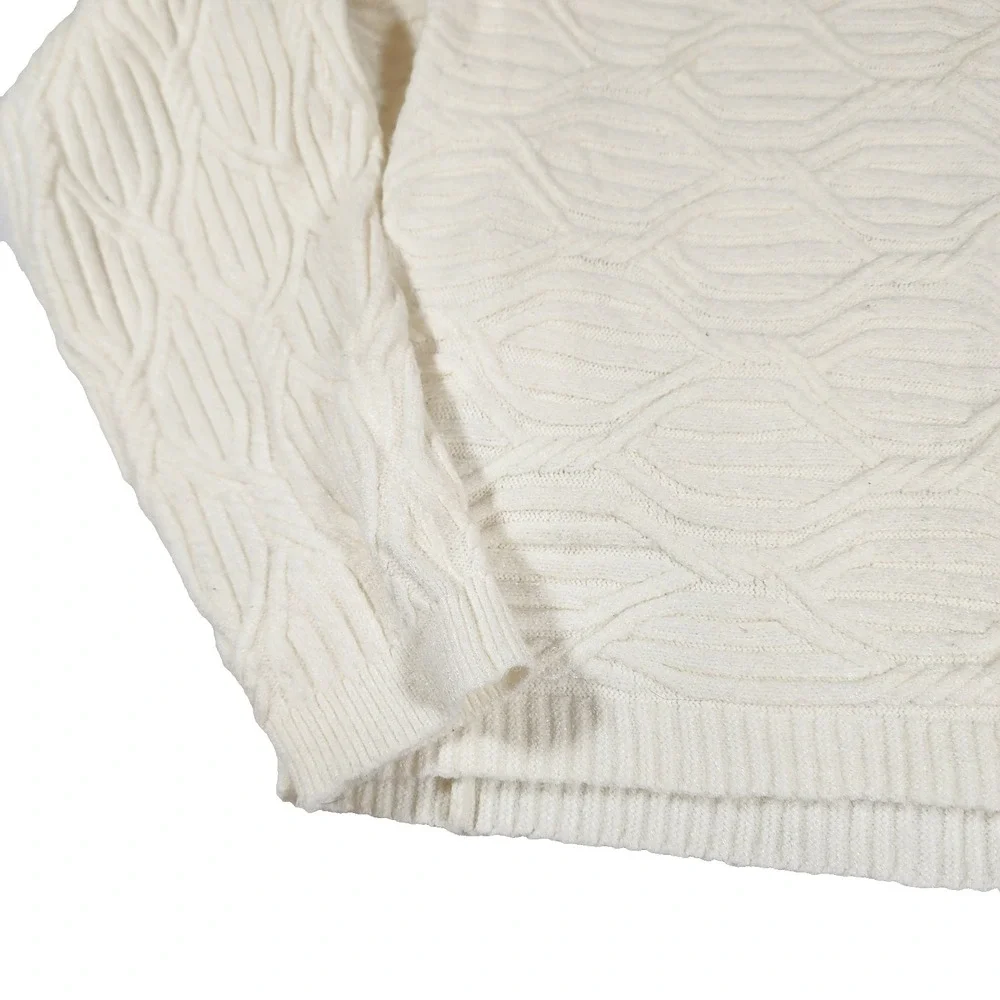 Cyrus Cowl Neck Womens M White Sweater - Picture 2 of 8